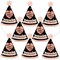 Big Dot of Happiness Best Mom Ever - Mini Cone Mother's Day Hats - Small Little Party Hats - Set of 8